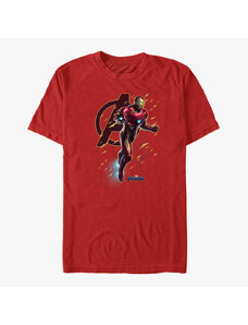 Pánské tričko Merch Marvel Avengers Endgame - Suit Flies Unisex T-Shirt Red