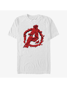 Pánské tričko Merch Marvel Avengers Endgame - Avengers Shattered Unisex T-Shirt White