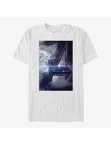 Pánské tričko Merch Marvel Avengers Endgame - Endgame Poster Unisex T-Shirt White