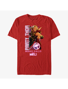 Pánské tričko Merch Marvel What If...? - Party TIme Thor Unisex T-Shirt Red