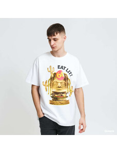 Pánské tričko Urban Classics Eat Lit Oversize Tee White