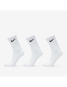 Pánské ponožky Nike Everyday Lightweight Training Crew Socks 3-Pack White/ Black