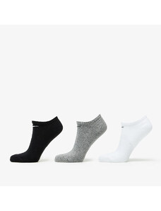 Pánské ponožky Nike U NK Everyday Cush NS 3 Pack Black/ Melange Grey/ White