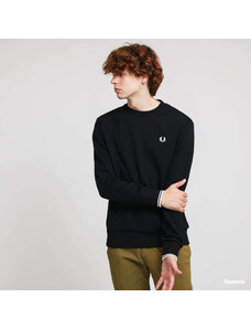 Pánská mikina FRED PERRY Crewneck Sweatshirt Black