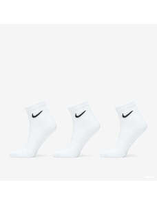 Pánské ponožky Nike Everyday Cushioned Training Ankle Socks 3-Pack White/ Black