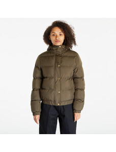 Dámská zimní bunda Urban Classics Ladies Hooded Puffer Jacket Dark Olive