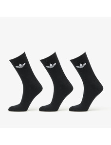 Pánské ponožky adidas Originals Trefoil Cushion Crew Socks 3-Pack Black