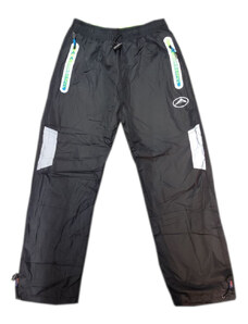 Chlapecké zateplené šusťákové kalhoty Kugo DK7136 - černá