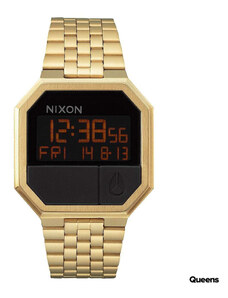 Hodinky Nixon Re-Run Gold/ Black