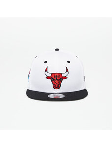 Kšiltovka New Era Chicago Bulls White Crown Patch 9Fifty Snapback Cap Optic White/ Black