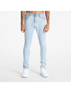 Pánské kalhoty Urban Classics Slim Fit Zip Jeans Lighter Washed
