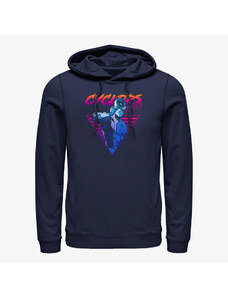 Pánská mikina Merch Marvel X-Men - Neon Cyclops Unisex Hoodie Navy Blue