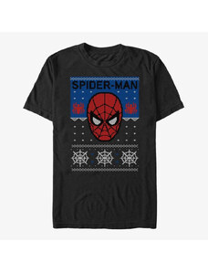 Pánské tričko Merch Marvel Spider-Man Classic - SpiderMan Ugly Unisex T-Shirt Black