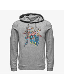 Pánská mikina Merch Marvel Avengers Classic - AVENGERS Unisex Hoodie Heather Grey