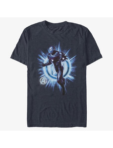 Pánské tričko Merch Marvel Avengers: Endgame - Ironman Endgame Unisex T-Shirt Navy Blue