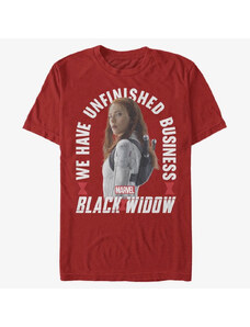 Pánské tričko Merch Marvel Black Widow - Black Widow Arch Unisex T-Shirt Red