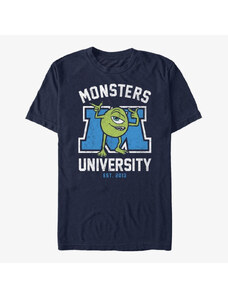 Pánské tričko Merch Pixar Monster's Inc. - First Day Unisex T-Shirt Navy Blue