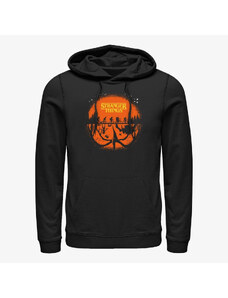 Pánská mikina Merch Netflix Stranger Things - 2 PLANE HAUNT Unisex Hoodie Black