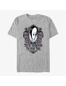 Pánské tričko Merch MGM The Addams Family - Weaken Gene Pool Unisex T-Shirt Heather Grey