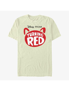 Pánské tričko Merch Pixar Turning Red - Red Logo Unisex T-Shirt Natural