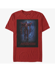 Pánské tričko Merch Marvel The Eternals - Arishem Blue Unisex T-Shirt Red