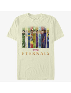 Pánské tričko Merch Marvel: Eternals - VERTICAL BOXUPS Unisex T-Shirt Natural