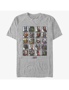 Pánské tričko Merch Marvel Other - All Characters Unisex T-Shirt Heather Grey