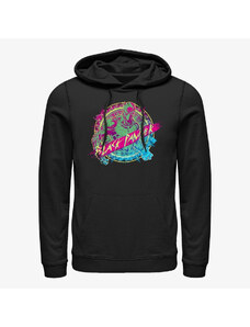 Pánská mikina Merch Marvel Avengers Classic - Neon Panther Unisex Hoodie Black