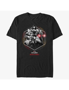 Pánské tričko Merch Marvel Doctor Strange in the Multiverse of Madness - Group Together Unisex T-Shirt Black