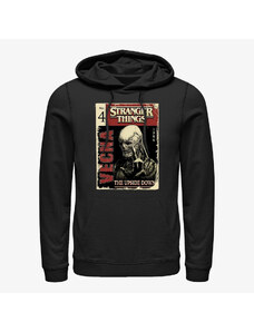 Pánská mikina Merch Netflix Stranger Things - VECNA Pulp Comic Unisex Hoodie Black