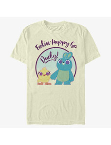 Pánské tričko Merch Pixar Toy Story - Ducky Bunny Pastel Unisex T-Shirt Natural