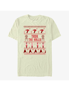 Pánské tričko Merch Paramount Star Trek - Holiday Lighting Unisex T-Shirt Natural