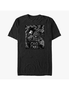 Pánské tričko Merch Netflix Stranger Things - Dig Dug Unisex T-Shirt Black