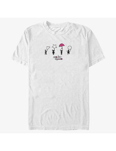 Pánské tričko Merch Netflix Squid Game - SQUID GAME ICON 2 Unisex T-Shirt White