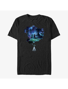 Pánské tričko Merch Twentieth Century Fox Avatar 1 - PANDORA NIGHT Unisex T-Shirt Black