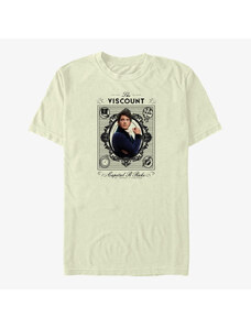 Pánské tričko Merch Netflix Bridgerton - The Viscount Portrait Unisex T-Shirt Natural