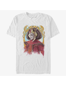 Pánské tričko Merch Star Wars: Classic - Amidala Monarch Unisex T-Shirt White