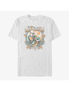 Pánské tričko Merch Star Wars: The Mandalorian - Ball Chase Unisex T-Shirt White