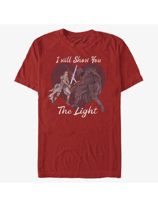 Pánské tričko Merch Star Wars: Classic - The Light Unisex T-Shirt Red