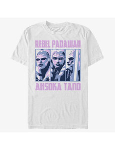 Pánské tričko Merch Star Wars: Clone Wars - Ahsoka Rebel BoxUp Unisex T-Shirt White