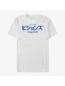 Pánské tričko Merch Star Wars: Visions - STV Logo Combined Unisex T-Shirt White
