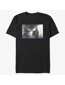 Pánské tričko Merch Star Wars: The Mandalorian - Goodbyes Unisex T-Shirt Black