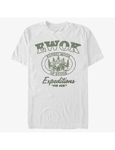 Pánské tričko Merch Star Wars - EWOK EXPEDITIONS Unisex T-Shirt White