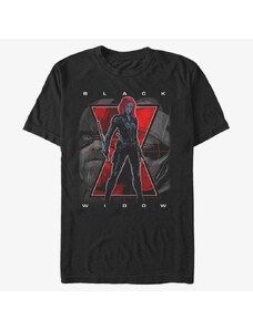 Pánské tričko Merch Marvel Black Widow - Big Three Unisex T-Shirt Black