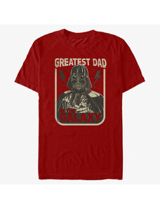 Pánské tričko Merch Star Wars: Classic - Galaxy Dad Unisex T-Shirt Red