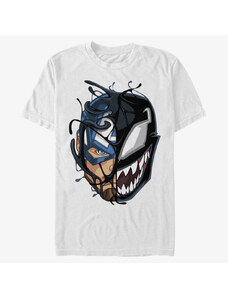 Pánské tričko Merch Marvel - Captain Venom Unisex T-Shirt White