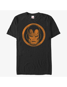 Pánské tričko Merch Marvel Avengers Classic - Iron Orange Unisex T-Shirt Black