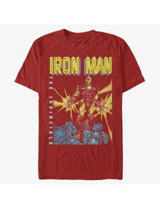 Pánské tričko Merch Marvel Avengers Classic - IRON MAN Unisex T-Shirt Red