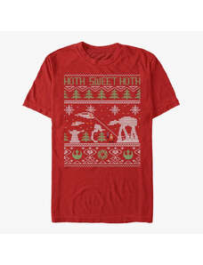 Pánské tričko Merch Star Wars: Classic - Holiday Battle Unisex T-Shirt Red