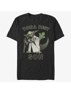 Pánské tričko Merch Star Wars: Classic - Yoda Best Son Unisex T-Shirt Black